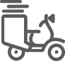icon of a delivery scooter